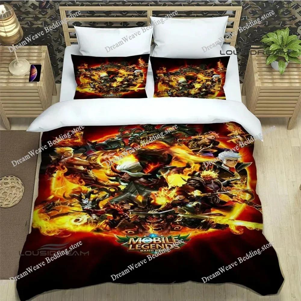 Mobile Legends Bang Bang Bettwäsche-Sets Exquisites Bettwaren-Set Bettbezug Bettdecke Set Bettwäsche-Set Luxuriöses Geburtstagsgeschenk9