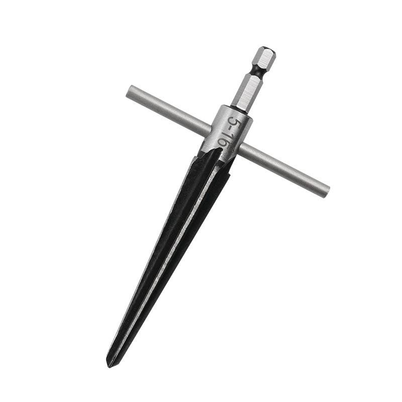 Newbie Taper Reamer 1/8-1/2'' (3-13mm) Wood Chamferer Hole Expander, 5-16mm Hex Shank for Woodworking