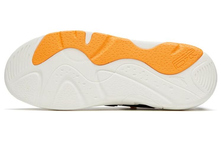 Men's Sneakers Anta Life Collection Thermal Slip Resistant Low top Skateboard Shoes Men's White Yellow