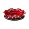 Large Capacity 360° Rotating Fruit Plate Round Kitchen Seasoning Rack Nut Tray  Refreshments