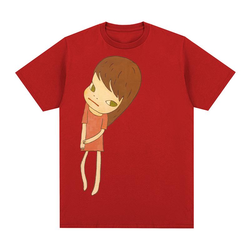 Yoshitomo Nara Sleep Vintage Tshirt Art Cartoon Retro Aesthetic Cotton Unisex T shirt New Tee Tshirt Womens Tops