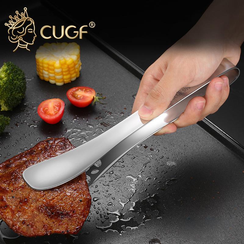 1pcs 304 Stainless Steel Steak Clip High Temperature Household Fried Steak Clip Kitchen Food Clip Barbecue Clip