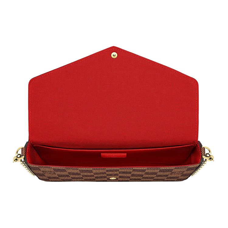 Louis Vuitton Pochette Felicie Fashion Vintage Checkered Design Canvas And Leather Three-In-One Chain Bag Crossbody Shoulder Bag Women Bags N63032