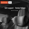 Car Lumbar and Neck Support Pillow - Memory Foam Cushion for All Seasons