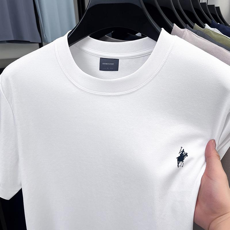 Men's Premium Casual Embroidered Short-Sleeve T-shirt