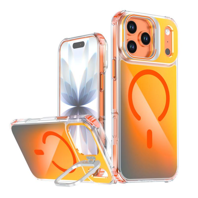 iPhone 17 Pro Max Drachenlinse Ständer Magnetische Hülle, Farbwechselnd, Sturzsichere Schutzhülle