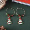 Minimalist Festive Beaded Christmas Earrings – Creative, Personalized Holiday Fashion