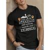 Fun German Men's Short Sleeve T-shirt ,Round Neck, Relaxed Fit,New Summer Style