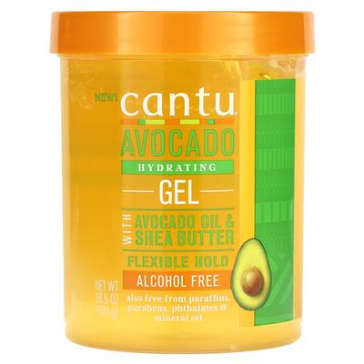 Cantu, Avocado Moisturizing Gel, Alcohol Free, 18.5 Oz (524 G)