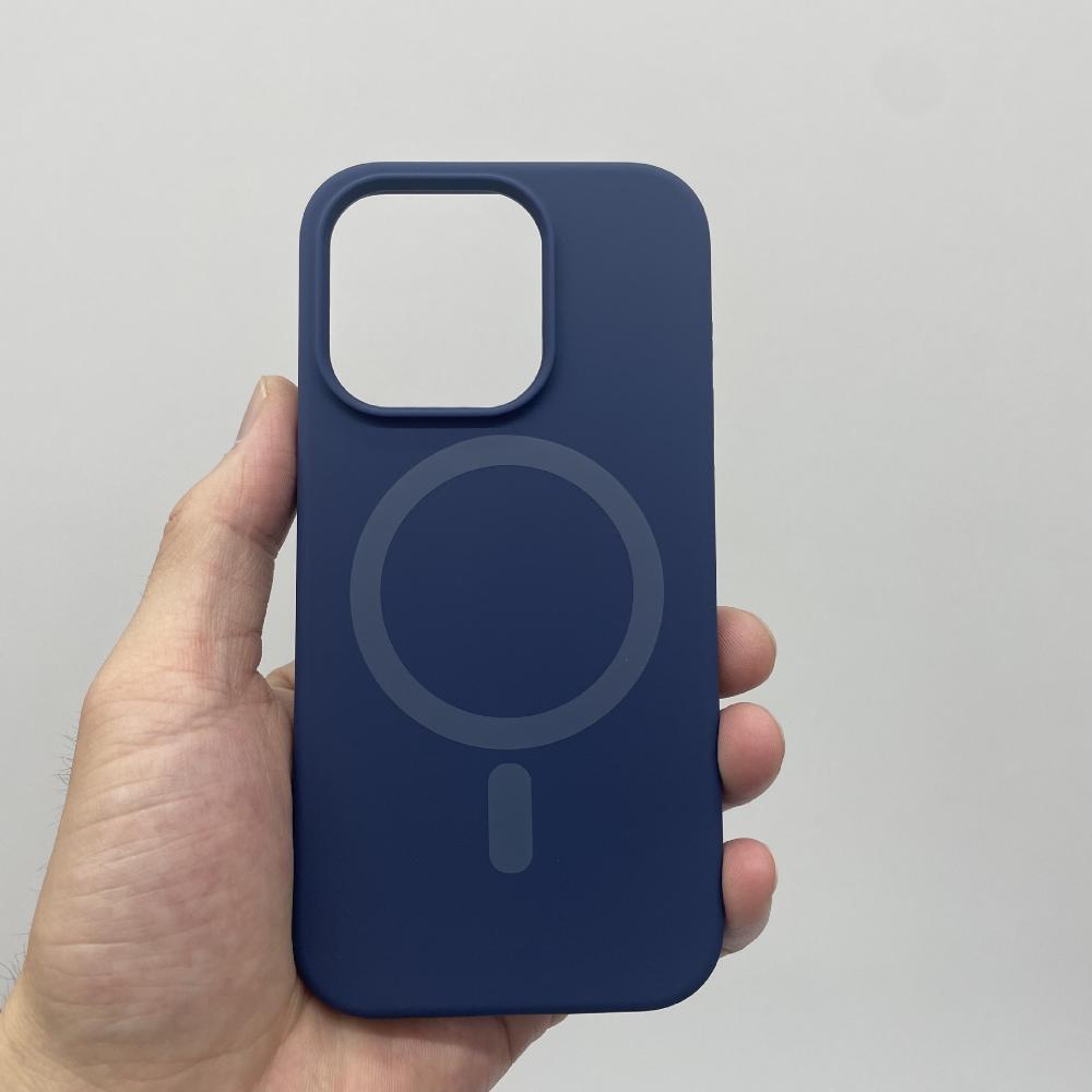 Compatible with Liquid Silicone 15promax Magnetic Charging Phone Case, Apple 16pro Anti-drop Protective Case, Anti-fingerprint