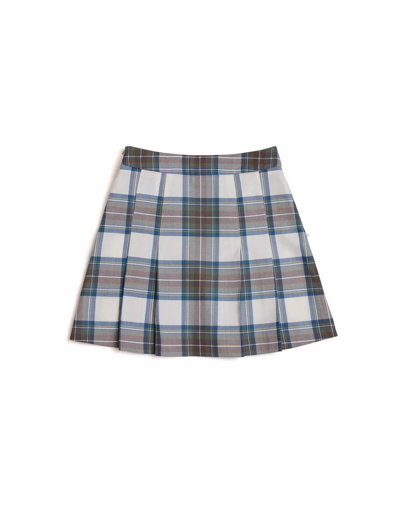The Green Cup [The Green Cup X Manners] Cream Tartan Skirt