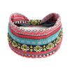 Bohemian Retro Print Yoga Headband: Wide African-Inspired Headscarf for Women