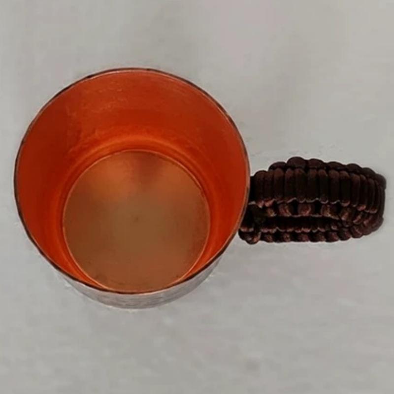 Vintage Copper Coffee Mug Handmade Tumbler Portable 100ml Tea Mug Drinkware for Hot and Cold Water Milk Kitchen Restaurant