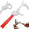 Adjustable Design Bathroom Spanner Aluminum Zinc Zinc Alloy Plumbing Wrench Sink Repair Tool Disassembly Use