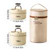 Lunch Box For Work 3-Piece With Storage Bag Lunch Bag Insulated Stainless Steel Container For Men Women Kids School Work Travel