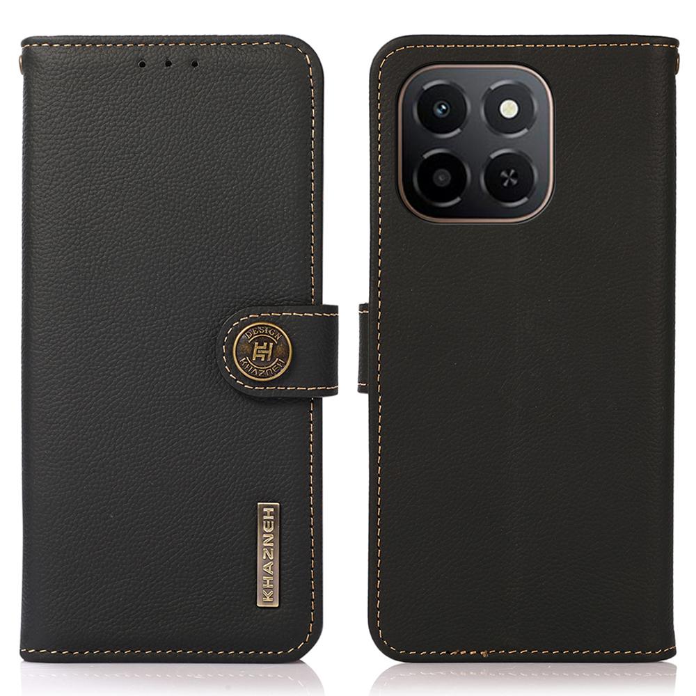 KHAZNEH for Honor X6c 4G Case Genuine Cow Leather Wallet Phone Cover