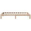 Solid Wood Bed Frame Without Mattress 90 X 200 Cm Pine Wood