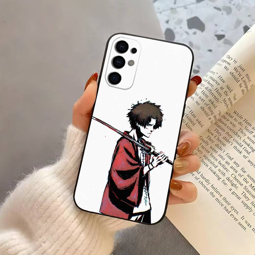 S-Samurais C-Champloo-SC-ES Phone Case Black Silicone Soft For Samsung S25,S24,S21,S22,S23,S30,Ultra,S20,Plus,Fe,Lite