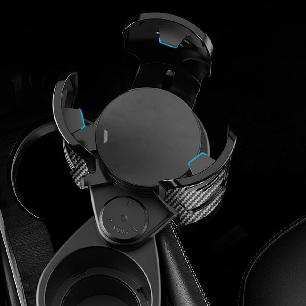 Car Cup Holder Extension Adapter Multi-Functional Cup Holder Upgraded Base More Stable and Less Prone to Spills