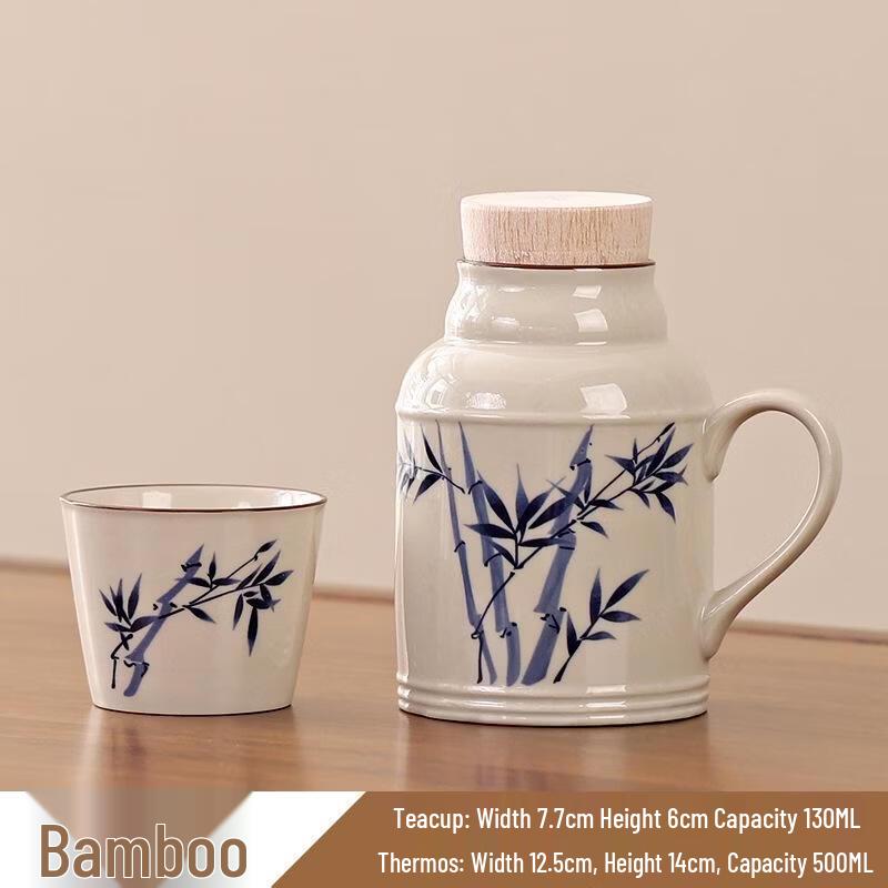 

ROYUGO Ceramic Insulated Tea Pot & Mug Set