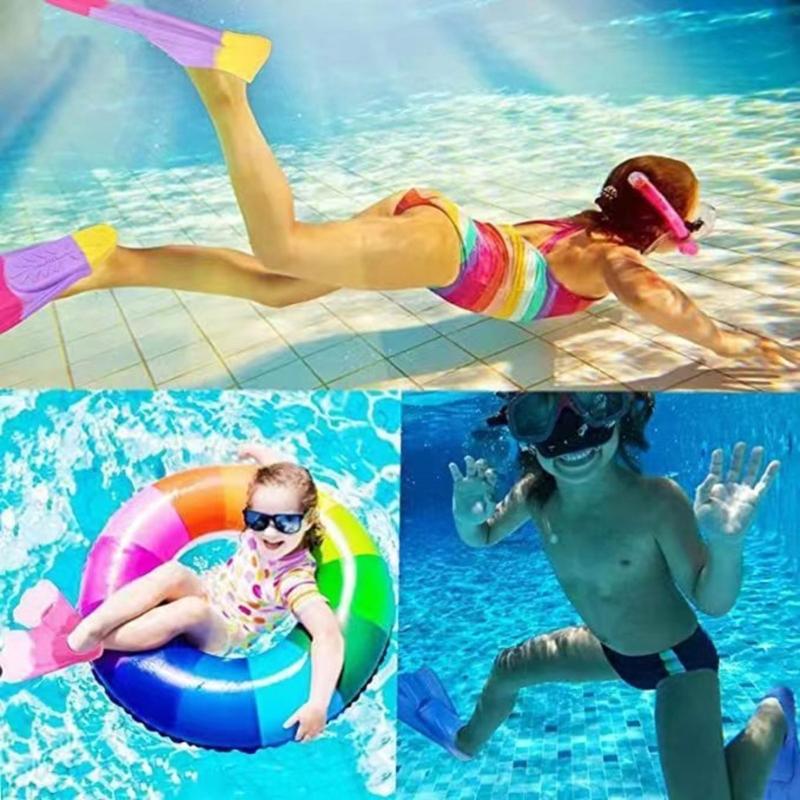 Durability Training Swim Fins High Performances Silicones Swim Fins For Pool Training Beach Swimming Fun