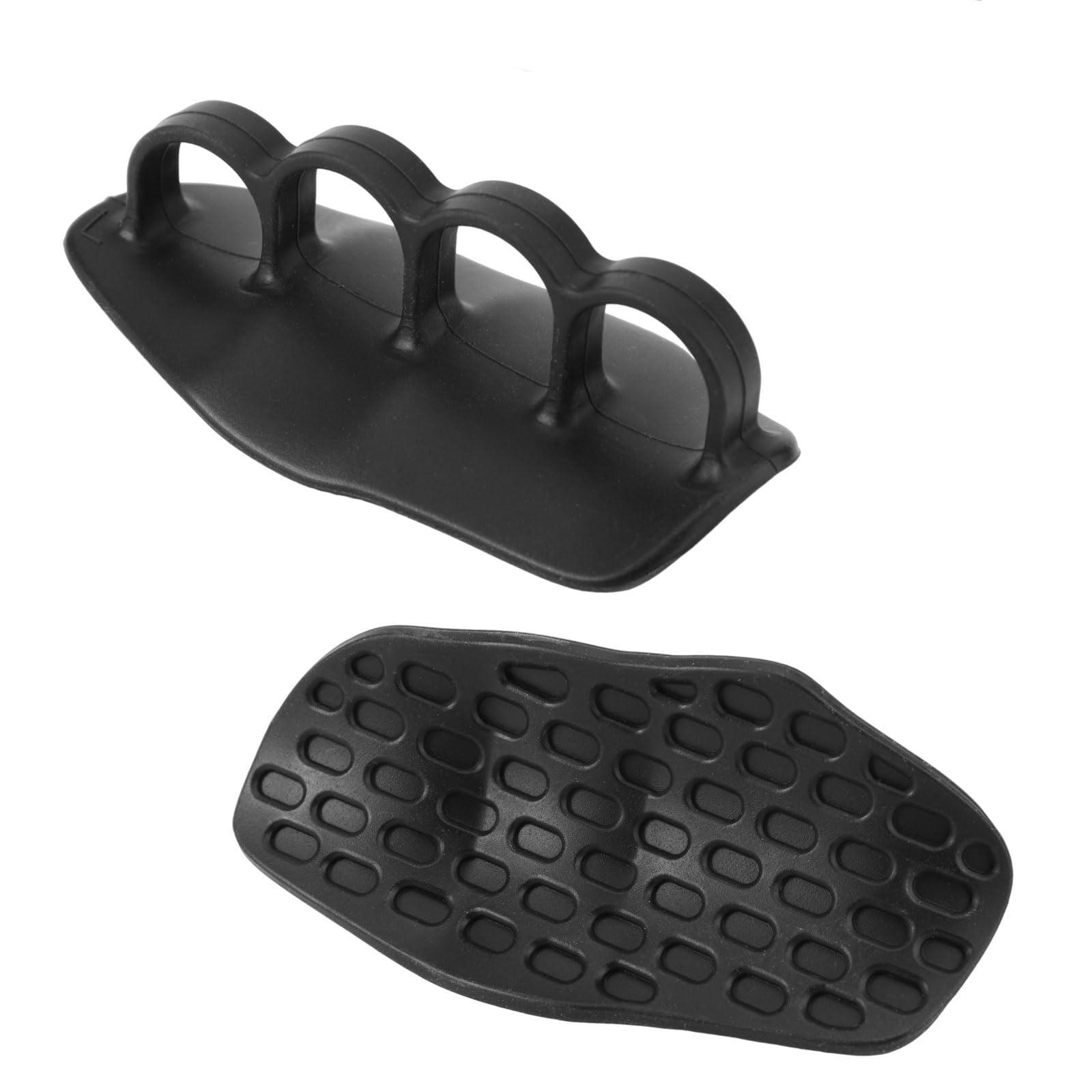 

2 резиновые фитнес-ручки One Size чёрный