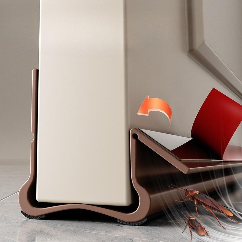 1pc Soundproofing Strips, Door Seams, Sealing Strips, Door Doors, Soundproof Door Stickers, Bedroom Doors