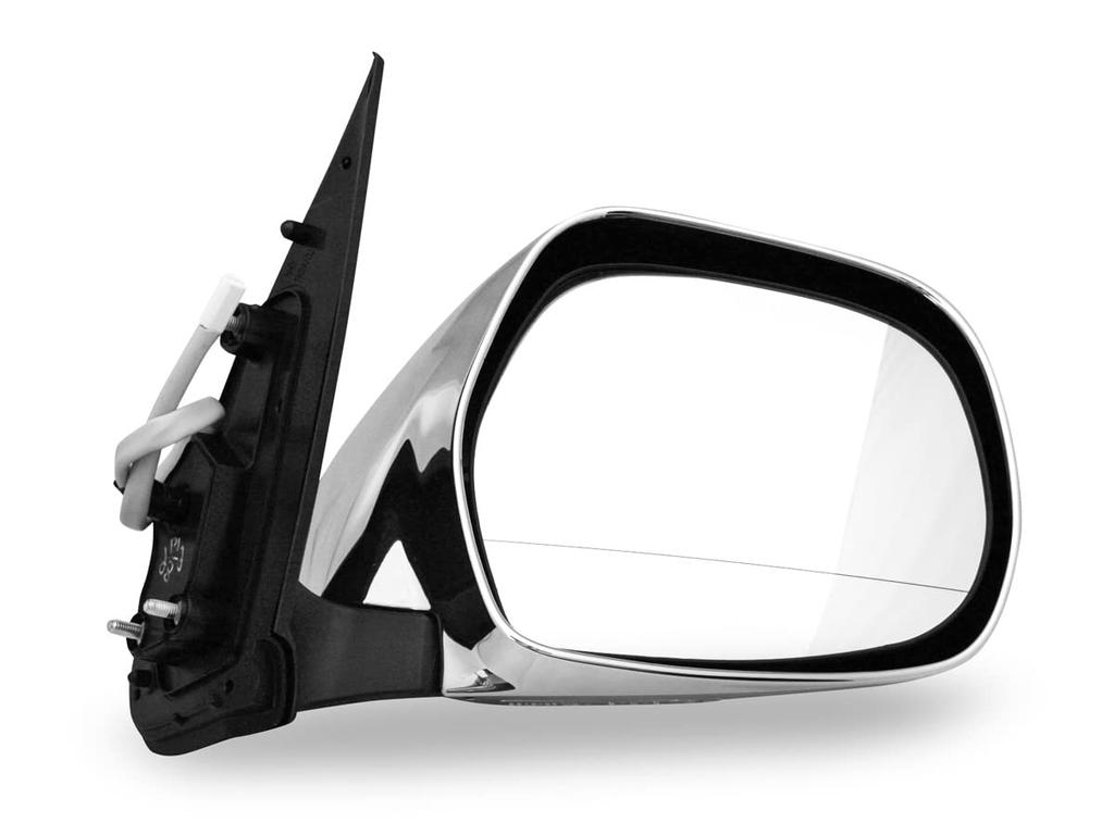 Regius Ace 200 Electrically Folding and Adjustable GL Type Chrome Door Mirrors and Guts Mirror and Under Mirror Set TRISTAR'S [Hiace Series]