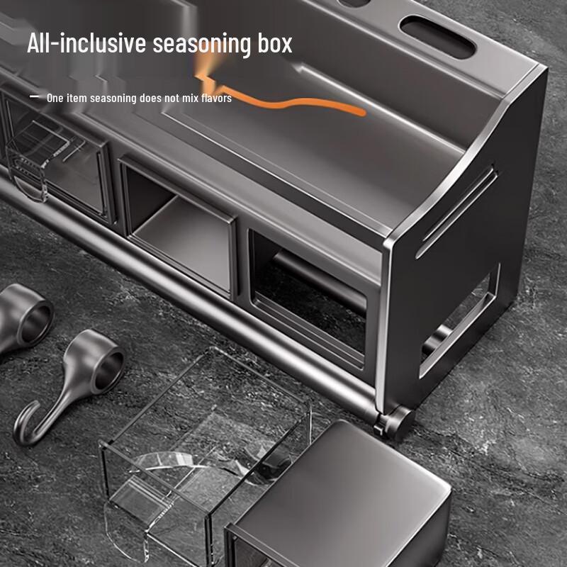 Yunsom Stainless Steel Kitchen Wall-Mounted Storage Rack