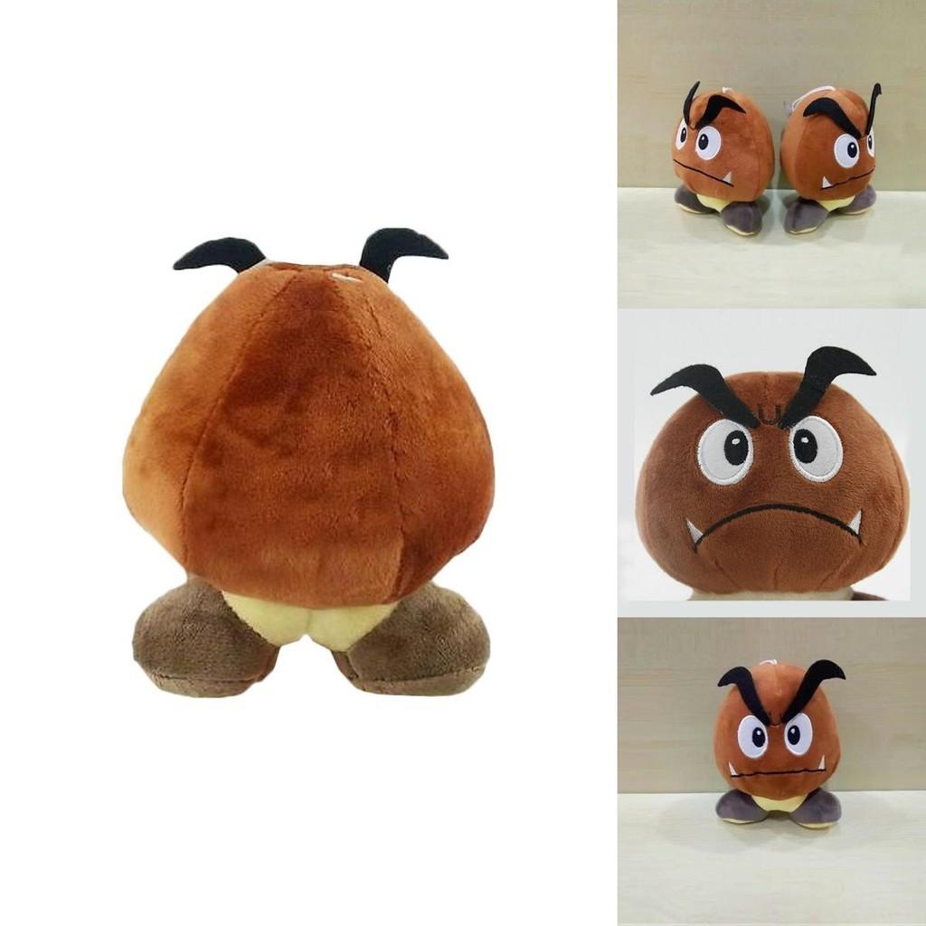 Entzückender 6'' Super Mario Bros. Trauriger Gumba Stofftier Plüschpuppe Spielzeug für alle Altersgruppen