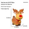 Resin Christmas Ornaments: Santa Claus & Elk Micro Landscape Decorations for Aquarium & New Year