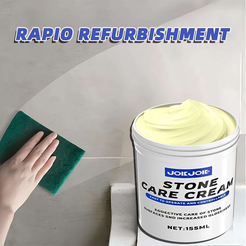 JOKJOK Multi-Purpose Stone & Tile Polish Wax - Heavy-Duty Floor Restorer, Marble, Granite, Limestone, Slate, Travertine, Quartz