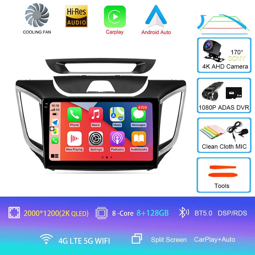 Android 14 Car Radio For Hyundai Creta IX25 2015 - 2019  Multimedia Video Player Navigation stereo GPS  No 2din 2 din dvd