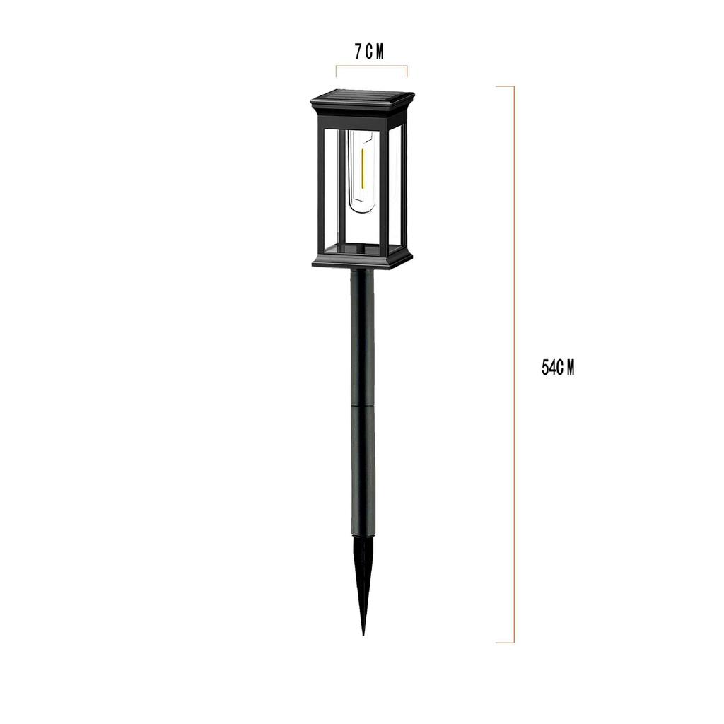 Automatic Solar Garden Lights: Cross-border Outdoor Landscape Lighting with Tungsten Filament for Lawn and Ground Insertion.