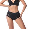Big Size Female Summer Sexy Lace Mesh Ice Silk High Elastic Breathable Middle Waist Triangle Briefs