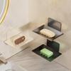 1Pc Carbon Steel Soap Box Non Perforated Wall Mounted Bathroom Soap Box Bathroom Soap Holder Soap Storage Rack 2026