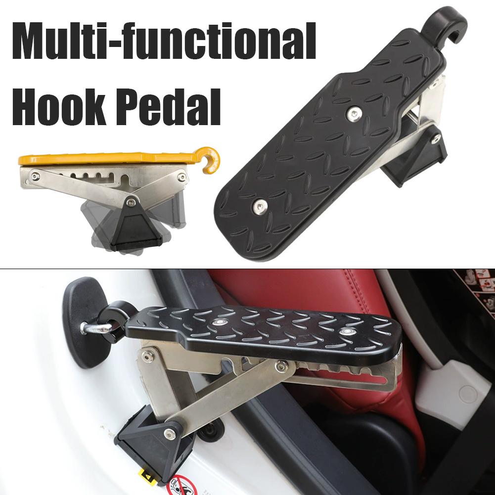Universal Car Door Step Breaker Safety Hammer Roof Rack Access,Car Automotive Foldable Roof Rack Door Step