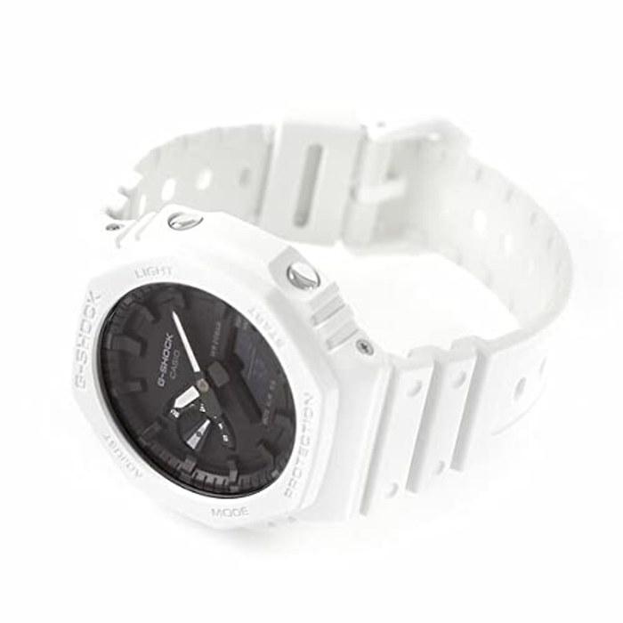 [Casio] G-Shock GA-2100-7ADR Analog-Digital Watch, Black/White