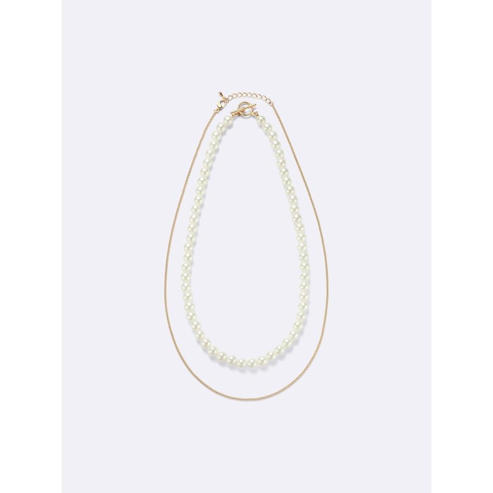 Gu By Uniqlo Pearl Like Necklace