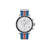 Time Jog Collection Quartz Movement Men's Watches Watch 42mm Silver Dial Stainless Steel Case Nylon Strap T095.417.17.037.06