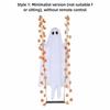 Grande Foglia d'Acero Fantasma Altalena Luce Carino Spettrale Fantasma Ornamento Esterno