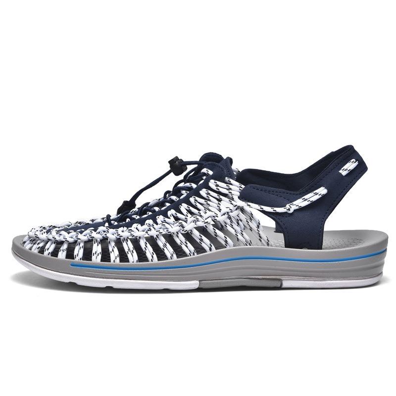 Large Breathable Sandals for Women, Casual Woven Sandals, Beach Women's Shoes, Couple's Shoes