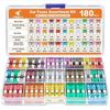 180Pcs Car Fuse Assortment Kit Mini Standard Micro Zinc Blade Fuses with Puller Tool and Storage Box for Car Truck Boat