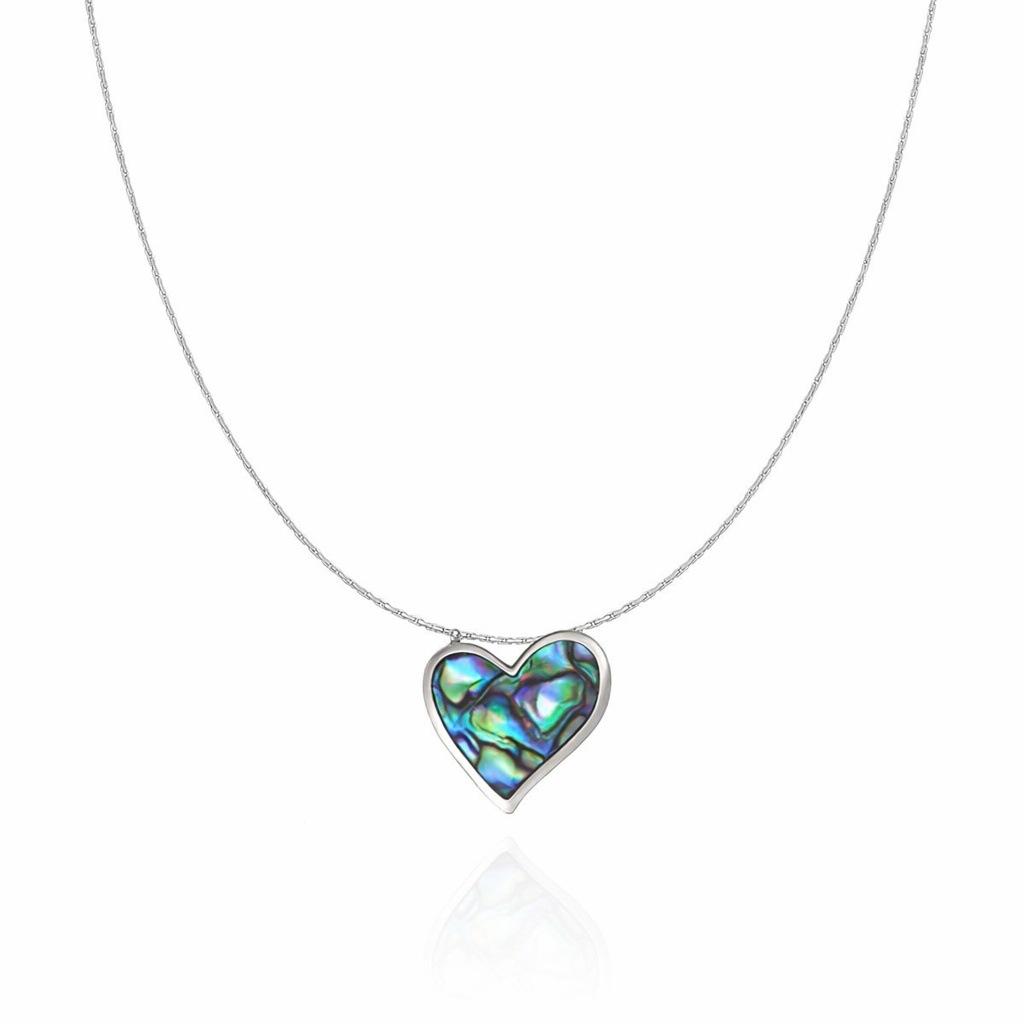 

Abalone Shell Colored Shell Patch Five-Pointed Star Love Pendant Necklace Vacuum Plating Color Retention
