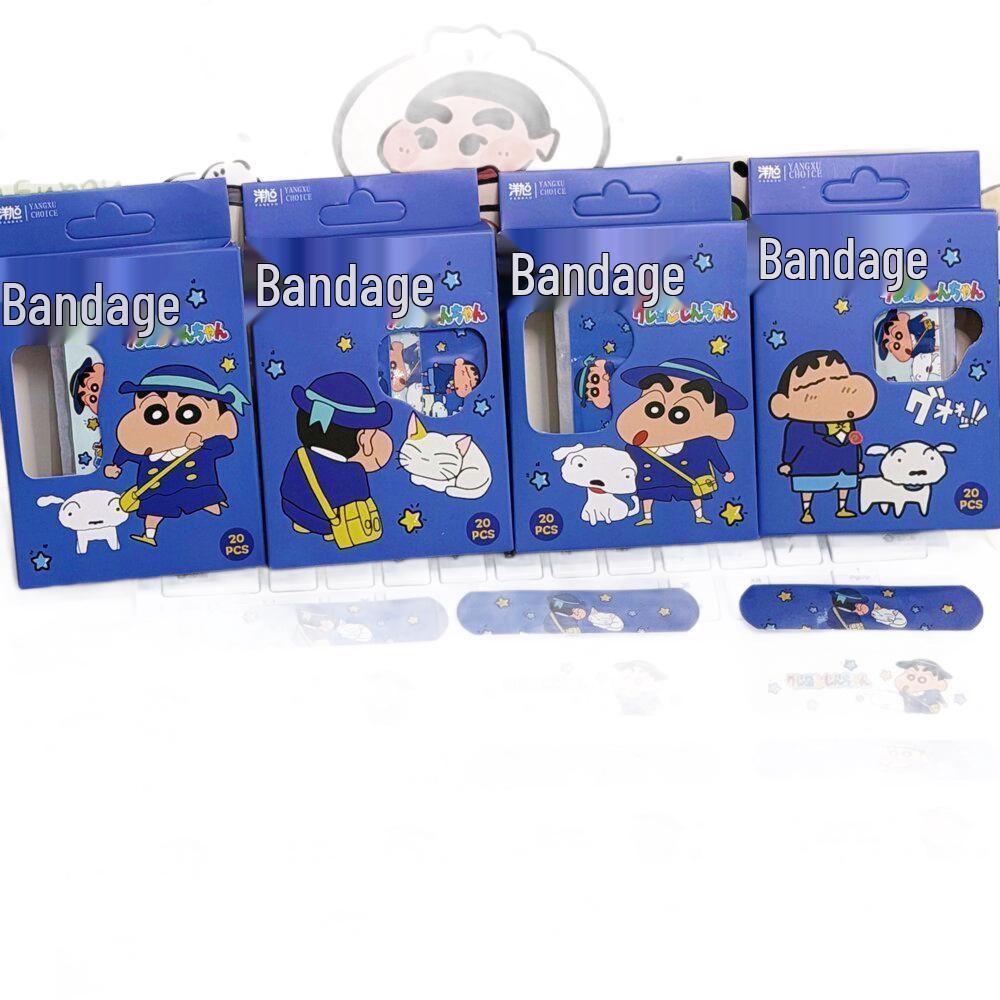 Crayon Shin-chan Waterproof Breathable Band-Aids - Cute and Individually Packaged for Kids