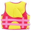 Kids Swim Vest Pink Regulable Strap Widened Waistband Balancing Fins Safety Buckle Child Swimming Jacket for Paddling S