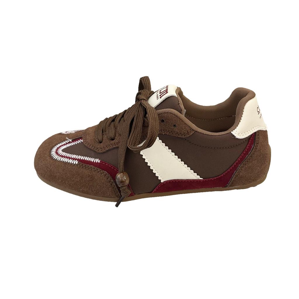 Self-kept Version~ Inner Height-increasing Beaded German Training Shoes Women's 2025 New Sports Forrest Gump Casual Shoes