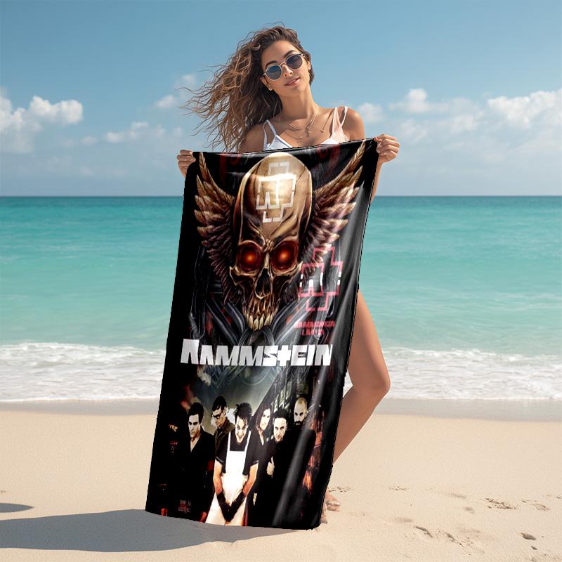Till Lindemann, Lead Singer of the German Heavy Metal Rock Band Rammstein, Outdoor Camping Vacation Swimming Beach Scarf Decorative Blanket F16