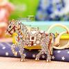 Exquisite Rhinestone Bear Keychain Pendant for Women - Cute Gift for Bag Accessory