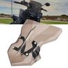 Schwarzer Windschild-Deflektor für Yamaha MT-09 2017-2019